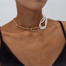 Load image into Gallery viewer, Lacteo Steampunk Unique Chunky Thick Twist Chain Female Charm Necklace - Sophornlilly