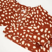 Load image into Gallery viewer, Ladies Bohemian Leopard Print Shirt Dress Women Casual Midi - Sophornlilly