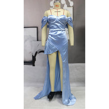 Load image into Gallery viewer, Ladies Dress Sexy Tube Top Satin Irregular Small Tail