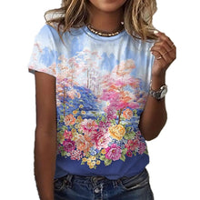 Load image into Gallery viewer, Round Neck T-shirt Comfortable