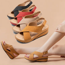Load image into Gallery viewer, Ladies Sandals New Summer Shoes Woman Plus Size Heels Sandals For