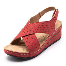 Load image into Gallery viewer, Ladies Sandals New Summer Shoes Woman Plus Size Heels Sandals For