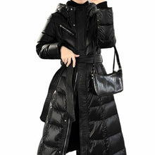 Load image into Gallery viewer, Long Down Jacket High Grade Zipper Belt
