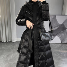 Load image into Gallery viewer, Long Down Jacket High Grade Zipper Belt