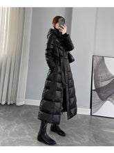 Load image into Gallery viewer, Long Down Jacket High Grade Zipper Belt
