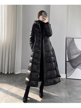 Load image into Gallery viewer, Long Down Jacket High Grade Zipper Belt