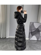 Load image into Gallery viewer, Long Down Jacket High Grade Zipper Belt