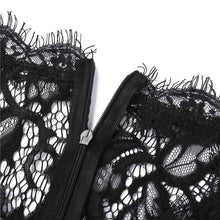 Load image into Gallery viewer, Lady Sheer Lace Floral Sexy Women Playsuit Jumpsuit Hot Summer V Neck - Sophornlilly