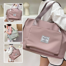 Load image into Gallery viewer, Large Capacity Folding Travel Bags Waterproof Luggage Tote Handbag