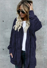Load image into Gallery viewer, Faux Fur Teddy Bear Coat Jacket Women Fashion Open