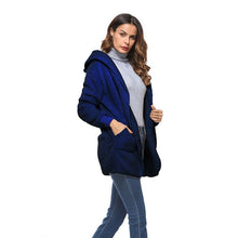 Load image into Gallery viewer, Faux Fur Teddy Bear Coat Jacket Women Fashion Open