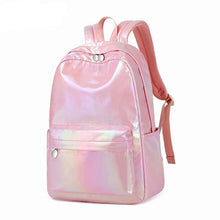 Load image into Gallery viewer, Laser School Backpack for Teenage Girls Pink New Kawaii Bagpack