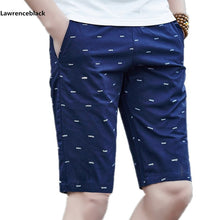 Load image into Gallery viewer, Lawrenceblack Brand Men's Shorts Summer Mens Beach Shorts Cotton