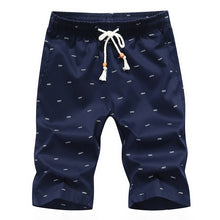Load image into Gallery viewer, Lawrenceblack Brand Men's Shorts Summer Mens Beach Shorts Cotton