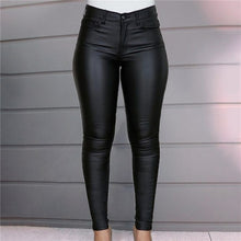 Load image into Gallery viewer, Leather Casual Pants