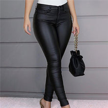 Load image into Gallery viewer, Leather Casual Pants