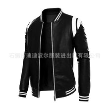Load image into Gallery viewer, Leather Jacket Men Fashion Clothing Autumn Slim