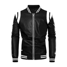 Load image into Gallery viewer, Leather Jacket Men Fashion Clothing Autumn Slim
