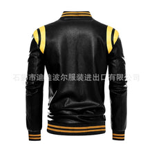 Load image into Gallery viewer, Leather Jacket Men Fashion Clothing Autumn Slim