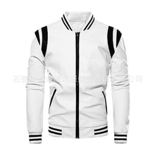 Load image into Gallery viewer, Leather Jacket Men Fashion Clothing Autumn Slim