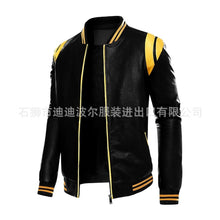 Load image into Gallery viewer, Leather Jacket Men Fashion Clothing Autumn Slim