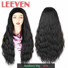 Load image into Gallery viewer, Leeven 24'' Synthetic Lace Front Wig Long Wavy Wig Natural Wave Wigs