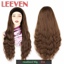 Load image into Gallery viewer, Leeven 24'' Synthetic Lace Front Wig Long Wavy Wig Natural Wave Wigs