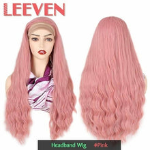Load image into Gallery viewer, Leeven 24'' Synthetic Lace Front Wig Long Wavy Wig Natural Wave Wigs