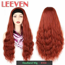 Load image into Gallery viewer, Leeven 24'' Synthetic Lace Front Wig Long Wavy Wig Natural Wave Wigs