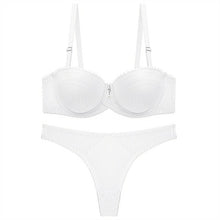 Load image into Gallery viewer, Push Up Bra And Thong Set Bra Underwires Plus Size Women