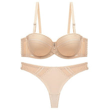 Load image into Gallery viewer, Push Up Bra And Thong Set Bra Underwires Plus Size Women