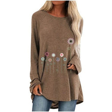Load image into Gallery viewer, Leopard Heart Printed Blouse Sexy Off Shoulder Patchwork Tunic Tops