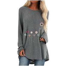 Load image into Gallery viewer, Leopard Heart Printed Blouse Sexy Off Shoulder Patchwork Tunic Tops