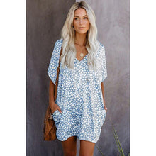 Load image into Gallery viewer, New Summer Bohemia Sexy V Neck Polka Dot Pocket Women's Mini - Sophornlilly