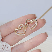 Load image into Gallery viewer, Lexie Ins Hot Sale Double Layer Hollow Heart Women Earring Fashion
