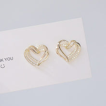 Load image into Gallery viewer, Lexie Ins Hot Sale Double Layer Hollow Heart Women Earring Fashion