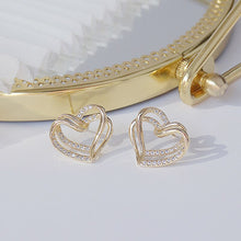 Load image into Gallery viewer, Lexie Ins Hot Sale Double Layer Hollow Heart Women Earring Fashion