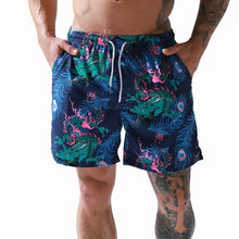 Load image into Gallery viewer, Lightweight Beach Shorts Summer Men's Casual Swim Trunks Flamingo