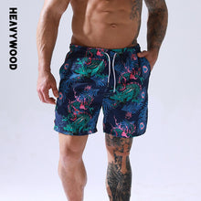 Load image into Gallery viewer, Lightweight Beach Shorts Summer Men's Casual Swim Trunks Flamingo