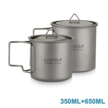 Load image into Gallery viewer, Lixada Ultralight Titanium Cup Portable Camping Picnic Water Cup Mug