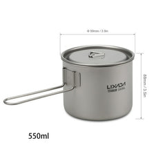 Load image into Gallery viewer, Lixada Ultralight Titanium Cup Portable Camping Picnic Water Cup Mug