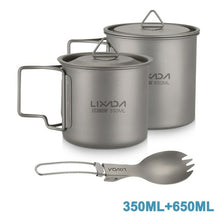 Load image into Gallery viewer, Lixada Ultralight Titanium Cup Portable Camping Picnic Water Cup Mug