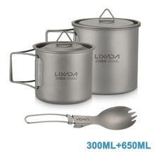 Load image into Gallery viewer, Lixada Ultralight Titanium Cup Portable Camping Picnic Water Cup Mug