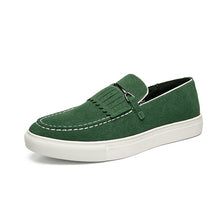 Load image into Gallery viewer, Loafers Men Shoes Faux Suede Solid Color Classic