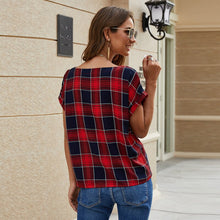 Load image into Gallery viewer, Lofia Plaid Women's Shirt Loose S XL Button Shirt Woman Casual Tops