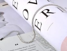 Load image into Gallery viewer, CZ Crystal Charm Anklets Stainless