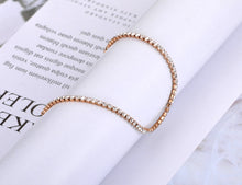Load image into Gallery viewer, CZ Crystal Charm Anklets Stainless