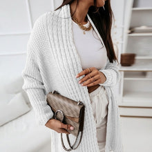 Load image into Gallery viewer, Long Cardigan Long Sleeve Knitted Coat Autumn Winter