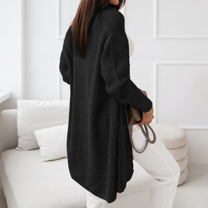 Long Cardigan Long Sleeve Knitted Coat Autumn Winter