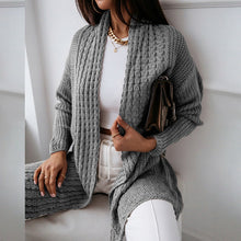 Load image into Gallery viewer, Long Cardigan Long Sleeve Knitted Coat Autumn Winter